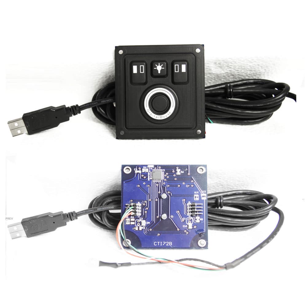 CTI OEM Backlit Industrial Mouse Pointer - OM2200 Series