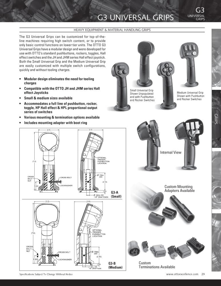 OTTO G3B Medium Universal Grip