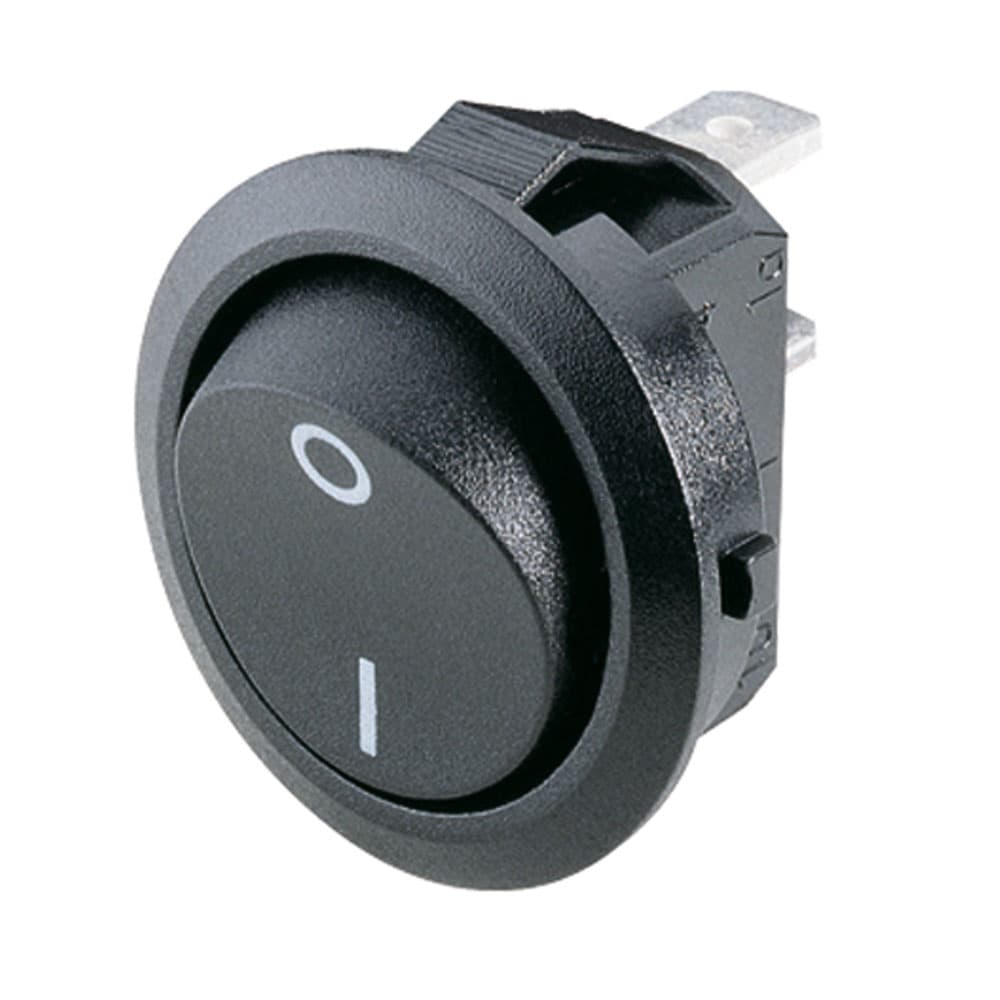 Marquardt Single Pole Round Rocker Switches - Series 1881
