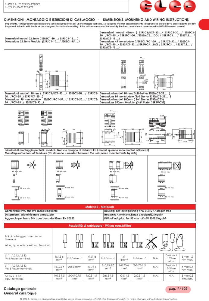 Elco Mains Switching Power Supplies - EDR 120-180-240 Series