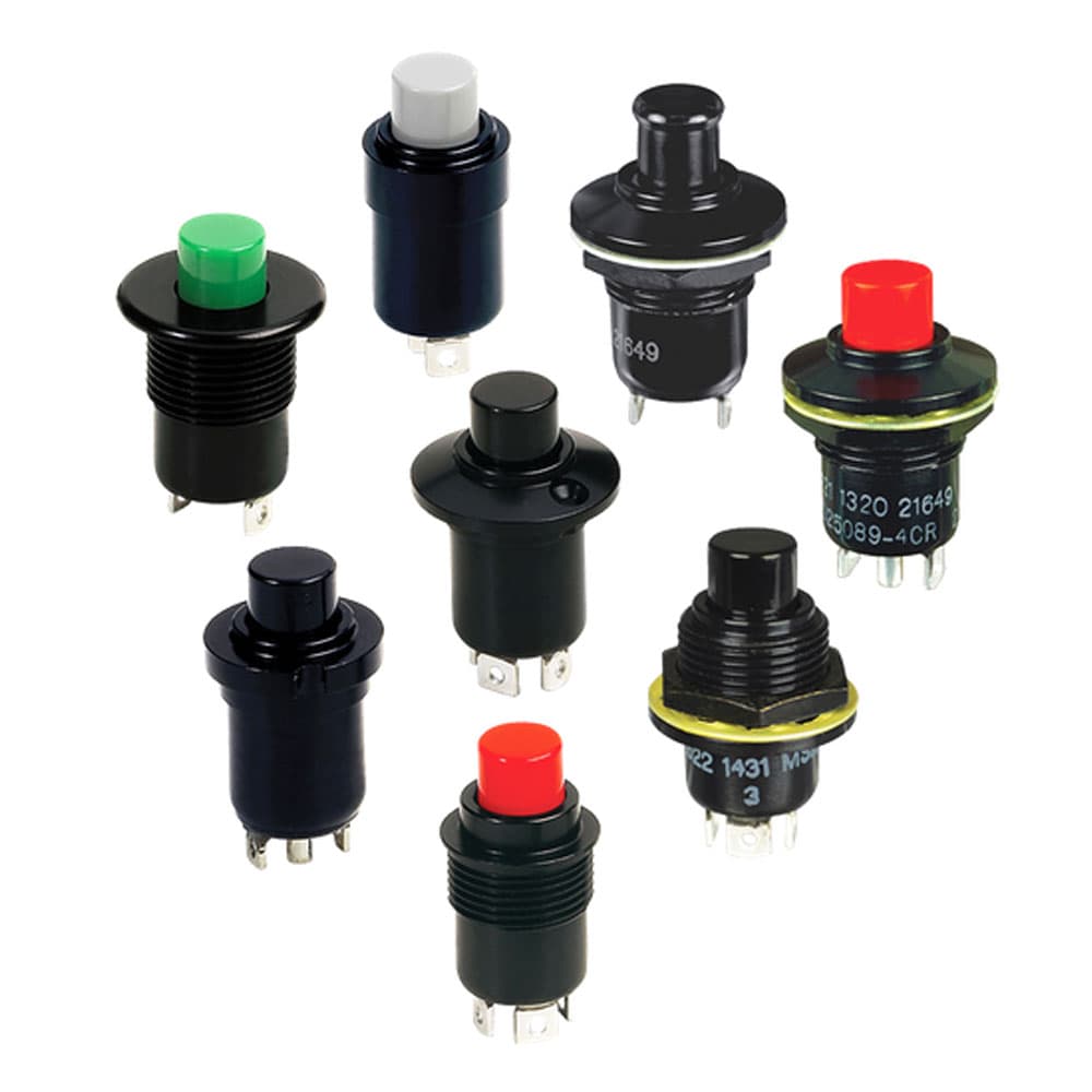 OTTO P1 Push Button Switches are a selection of snap-action, momentary Push
