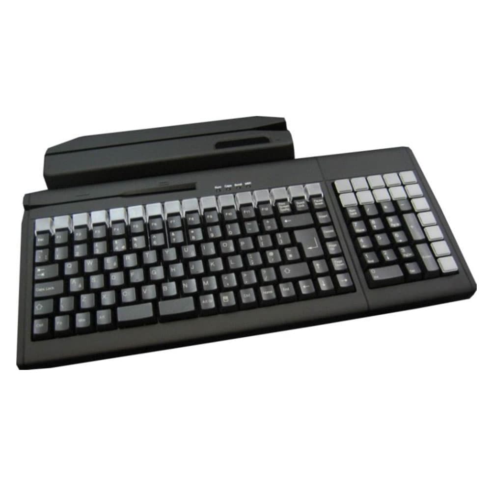 Active Key AK-S7800A MICR Reader Keyboard with Magnetic Stripe Reader and Programmable Keys